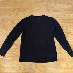 Tommy Hilfiger Black Long Sleeve Tee Size M
